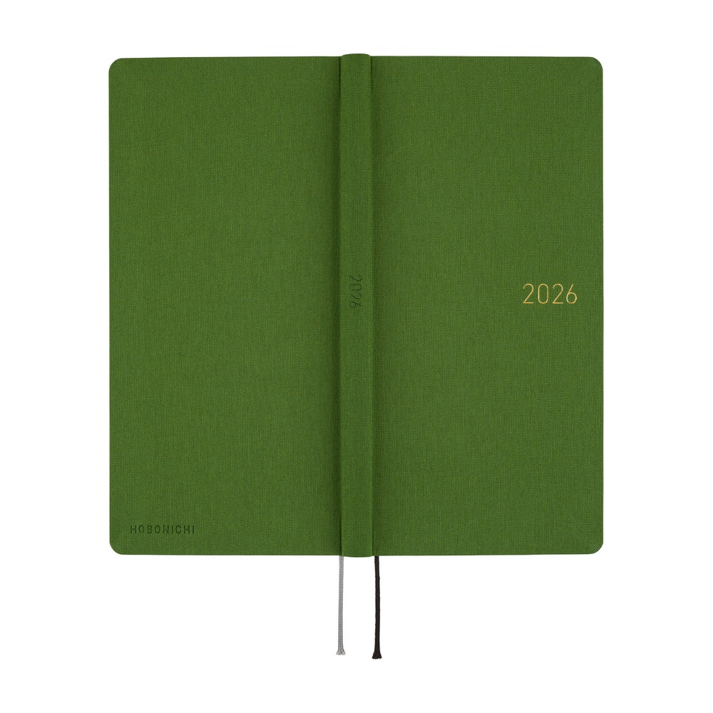 Hobonichi Techo 2026 Weeks - Colors: Antique Green (English)