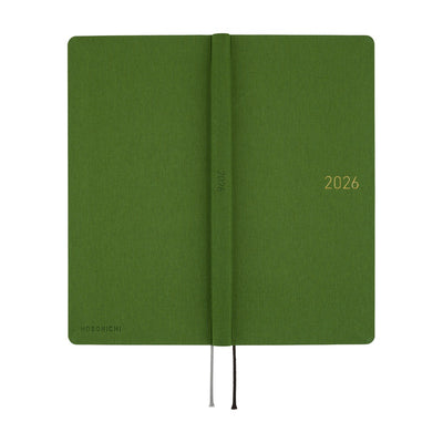 Hobonichi Techo 2026 Weeks - Colors: Antique Green (English)