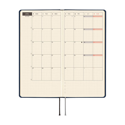 Hobonichi Techo 2026 Weeks - Colors: Cosmo Blue (English)