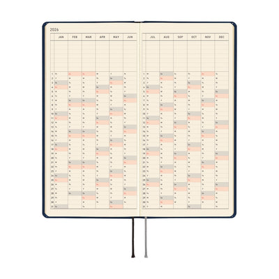 Hobonichi Techo 2026 Weeks - Colors: Cosmo Blue (English)