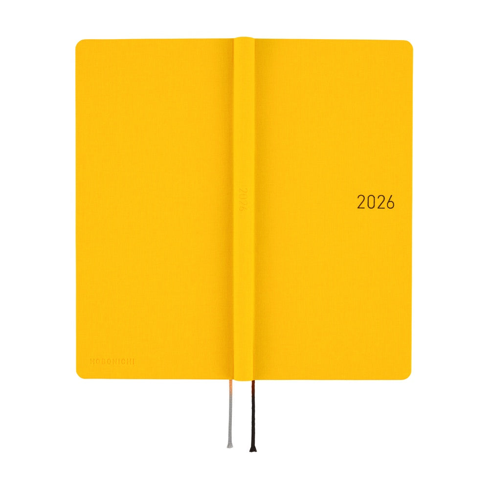 Hobonichi Techo 2026 Weeks - Colors: Full Moon Yellow (English)