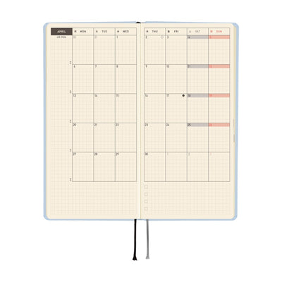 Hobonichi Techo 2026 Weeks - Colors: Sky Mist (English)