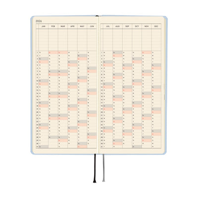 Hobonichi Techo 2026 Weeks - Colors: Sky Mist (English)