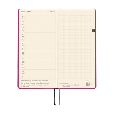 Hobonichi Techo 2026 Weeks - Colors: Peony Purple (English)