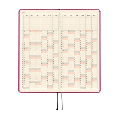 Hobonichi Techo 2026 Weeks - Colors: Peony Purple (English)