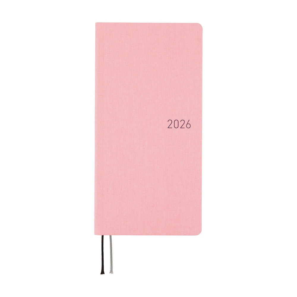Hobonichi Techo 2026 Weeks - Colors: Strawberry Milk (English)