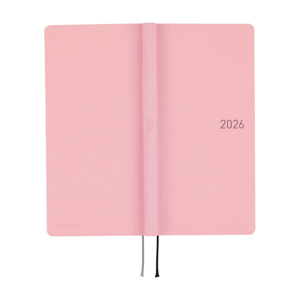 Hobonichi Techo 2026 Weeks - Colors: Strawberry Milk (English)