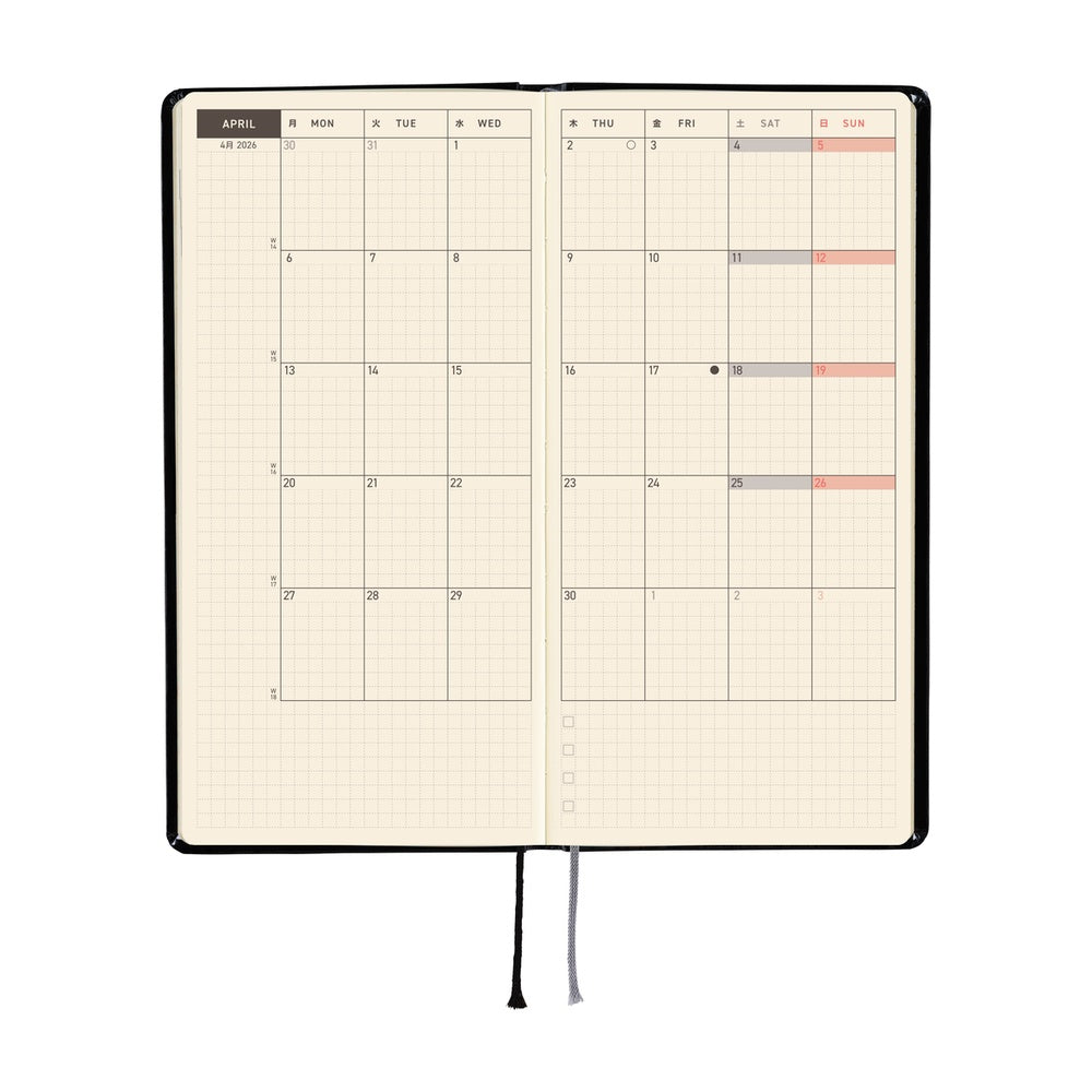 Hobonichi Techo 2026 Weeks - Yumi Kitagishi: White Cat’s Daily Life (English)