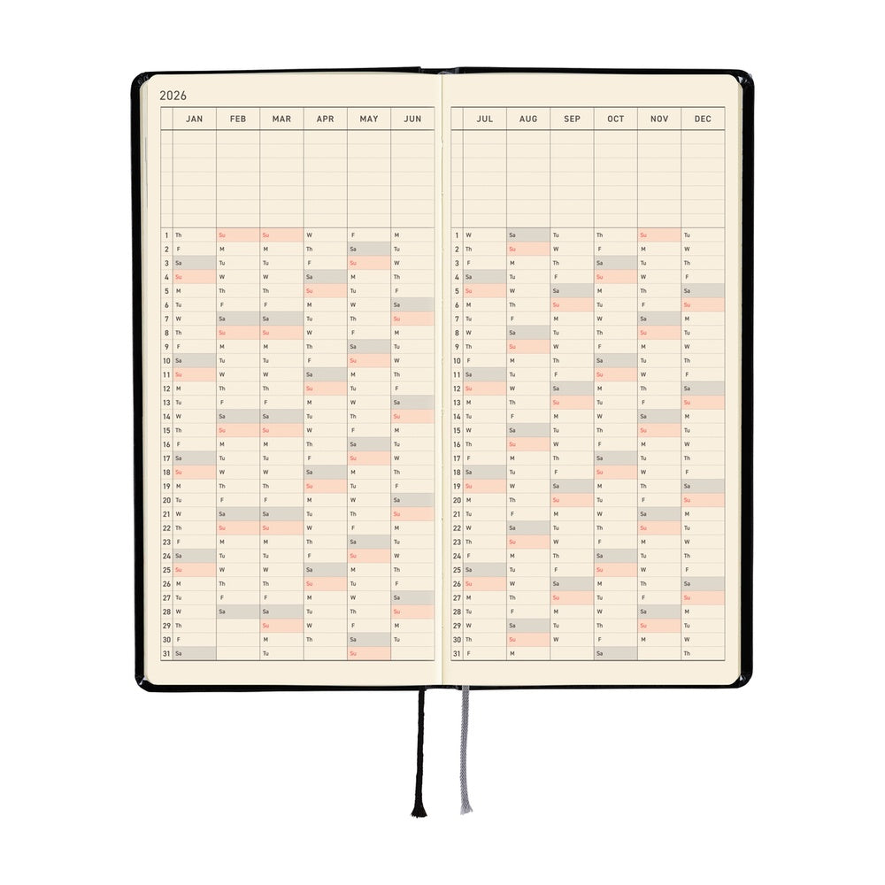 Hobonichi Techo 2026 Weeks - Yumi Kitagishi: White Cat’s Daily Life (English)