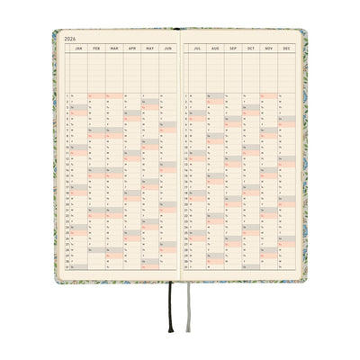 Hobonichi Techo 2026 Weeks - Liberty Fabrics: Sasha Kiora (English)
