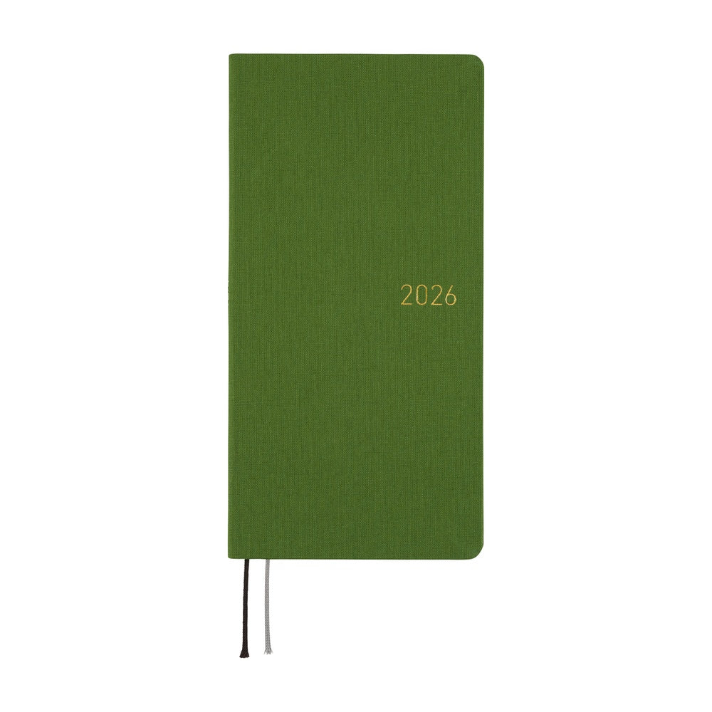 Hobonichi Techo 2026 Weeks - Colors: Antique Green (English)