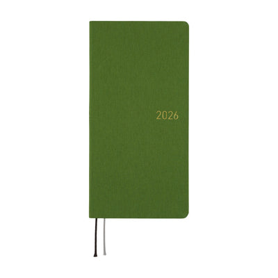 Hobonichi Techo 2026 Weeks - Colors: Antique Green (English)