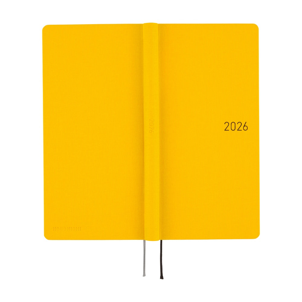 Hobonichi Techo 2026 Weeks MEGA - Colors: Full Moon Yellow (English)