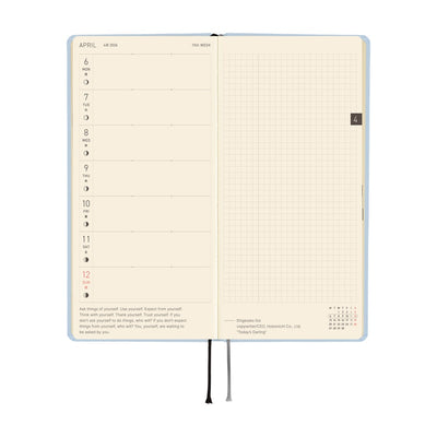 Hobonichi Techo 2026 Weeks MEGA - Colors: Sky Mist (English)