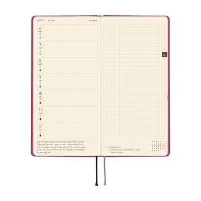 Hobonichi Techo 2026 Weeks MEGA - Colors: Peony Purple (English)