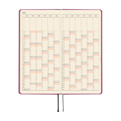 Hobonichi Techo 2026 Weeks MEGA - Colors: Peony Purple (English)