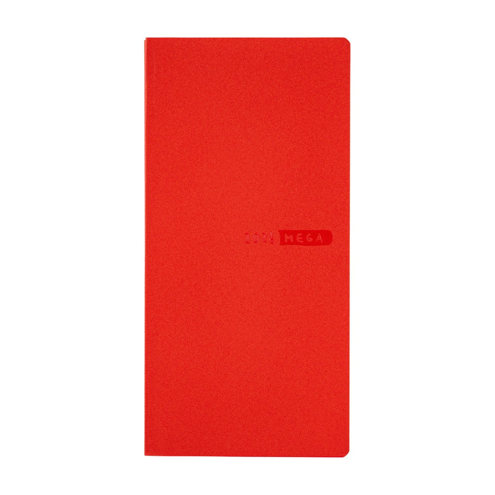 Hobonichi Techo 2026 Weeks MEGA - Sneaker: Tomato Red (English)