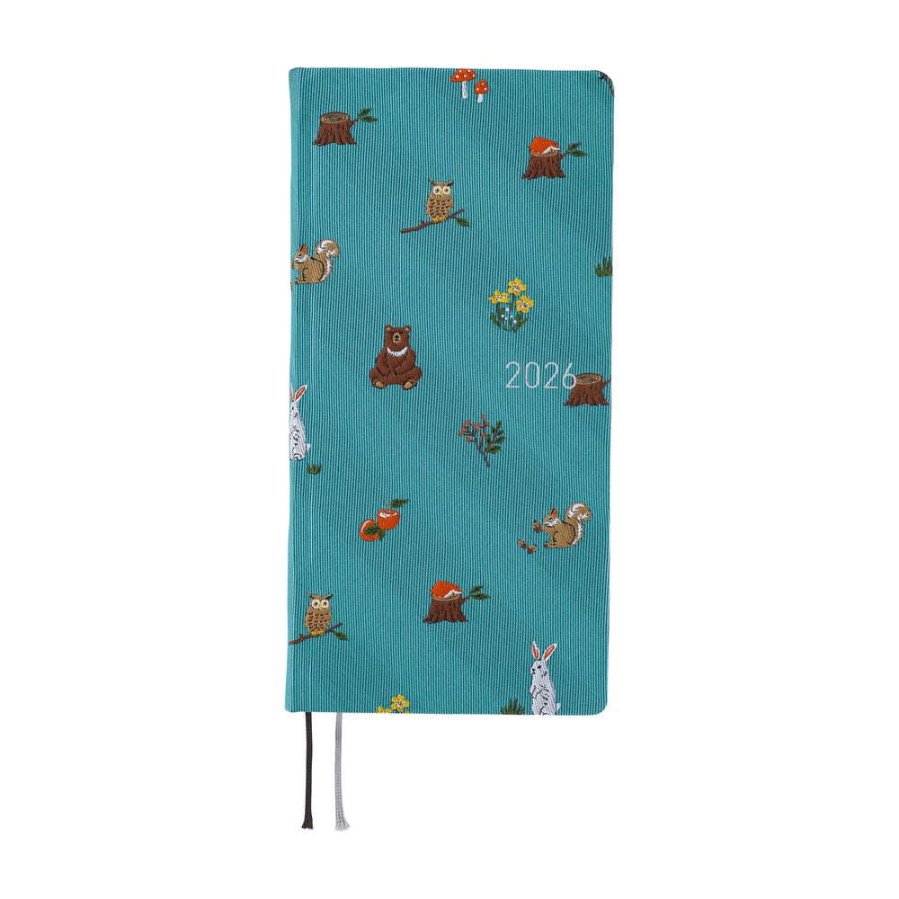 Hobonichi Techo 2026 Weeks - Bow & Tie: In the Forest (English)