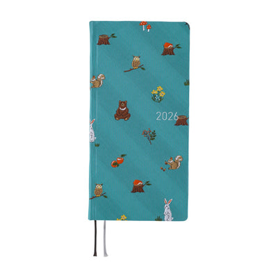 Hobonichi Techo 2026 Weeks - Bow & Tie: In the Forest (English)
