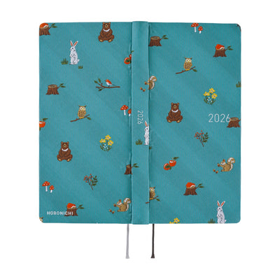 Hobonichi Techo 2026 Weeks - Bow & Tie: In the Forest (English)