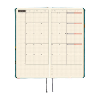 Hobonichi Techo 2026 Weeks - Bow & Tie: In the Forest (English)
