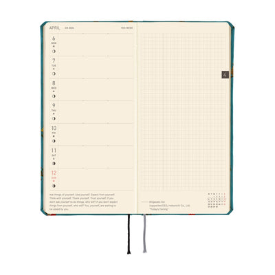 Hobonichi Techo 2026 Weeks - Bow & Tie: In the Forest (English)