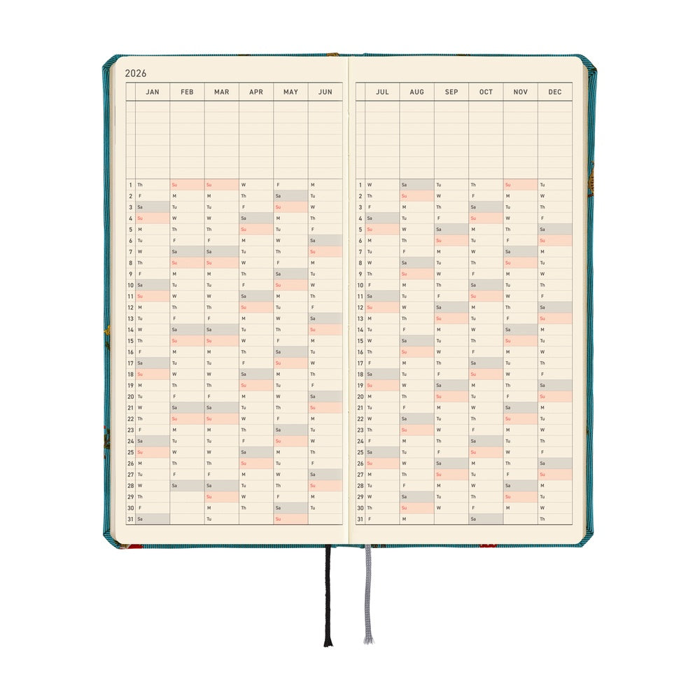 Hobonichi Techo 2026 Weeks - Bow & Tie: In the Forest (English)