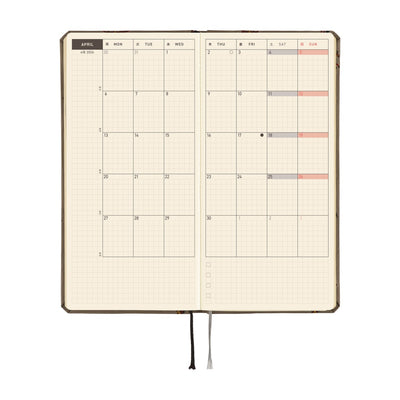 Hobonichi Techo 2026 Weeks - Bow & Tie: Galloping Horses (English)