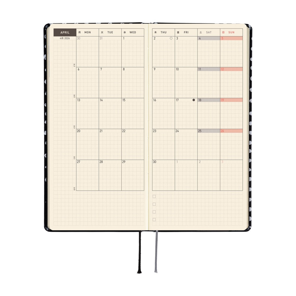 Hobonichi Techo 2026 Weeks - Makoto Matsubayashi: Dot (English)
