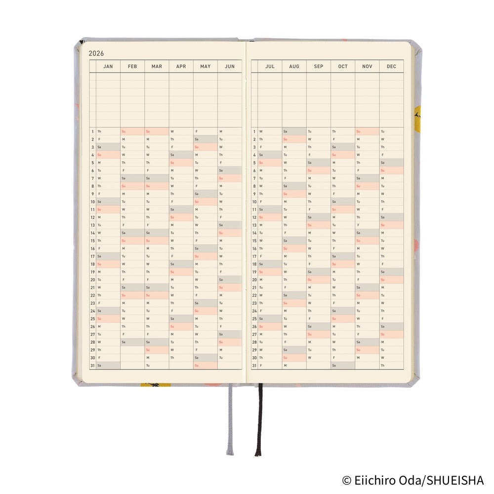 Hobonichi Techo 2026 Weeks - ONE PIECE Magazine: Hiriluk’s Cherry Blossoms (English)