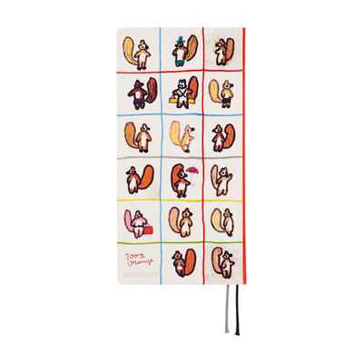 Hobonichi Techo 2026 Weeks - 100%ORANGE: Squirrel’s Moving Day (English)
