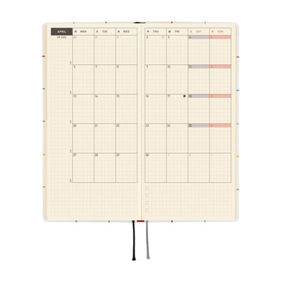 Hobonichi Techo 2026 Weeks - 100%ORANGE: Squirrel’s Moving Day (English)