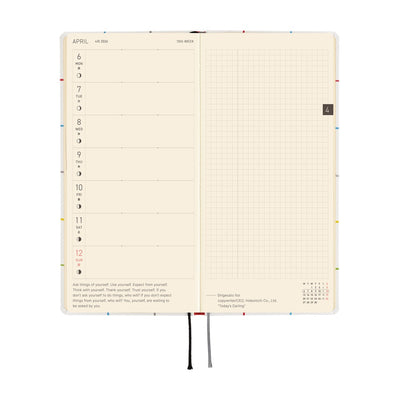 Hobonichi Techo 2026 Weeks - 100%ORANGE: Squirrel’s Moving Day (English)
