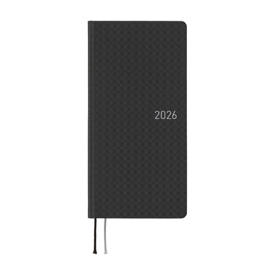Hobonichi Techo 2026 Weeks - Paper Series: Black Gingham (English)