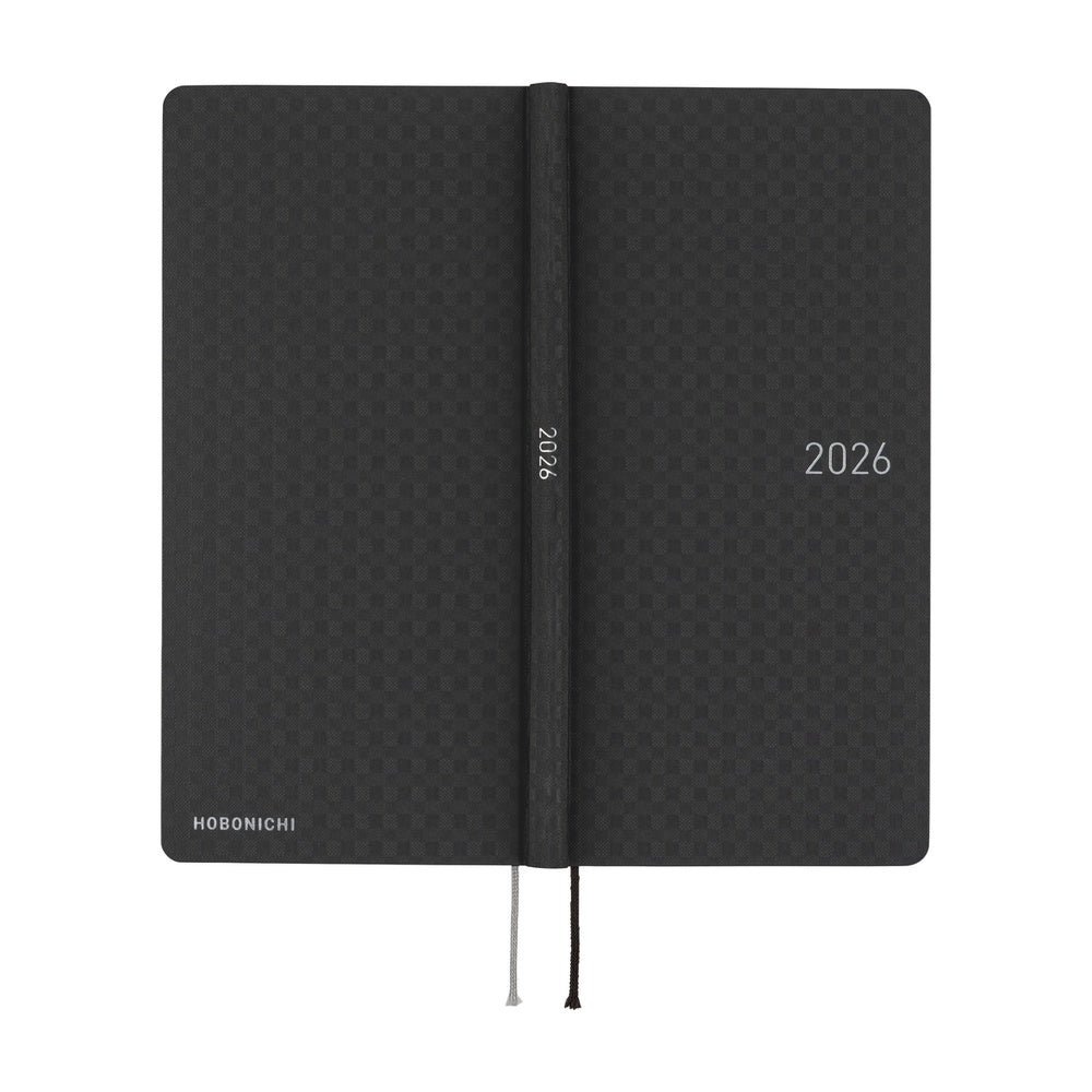 Hobonichi Techo 2026 Weeks - Paper Series: Black Gingham (English)