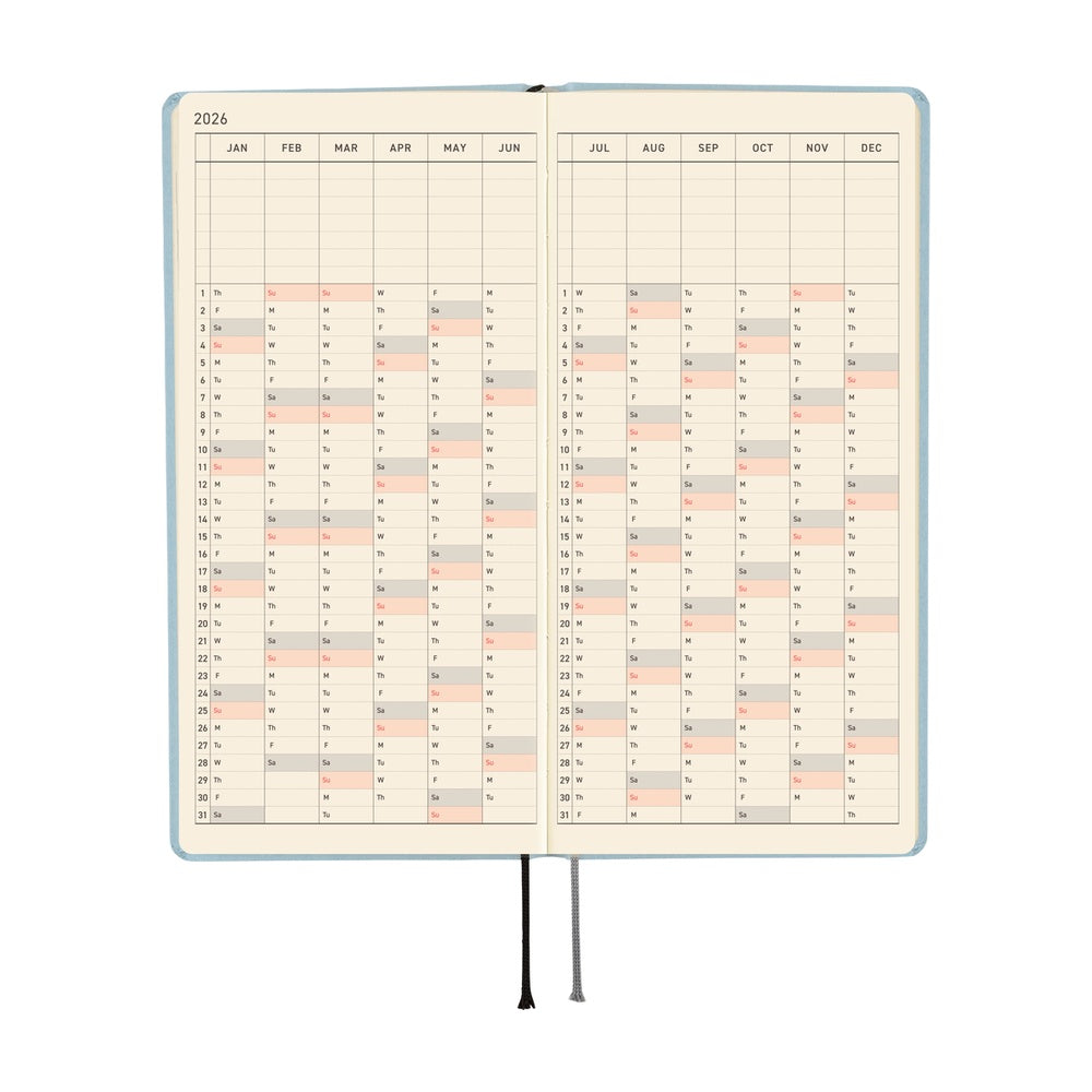 Hobonichi Techo 2026 Weeks - Paper Series: Sky (English)