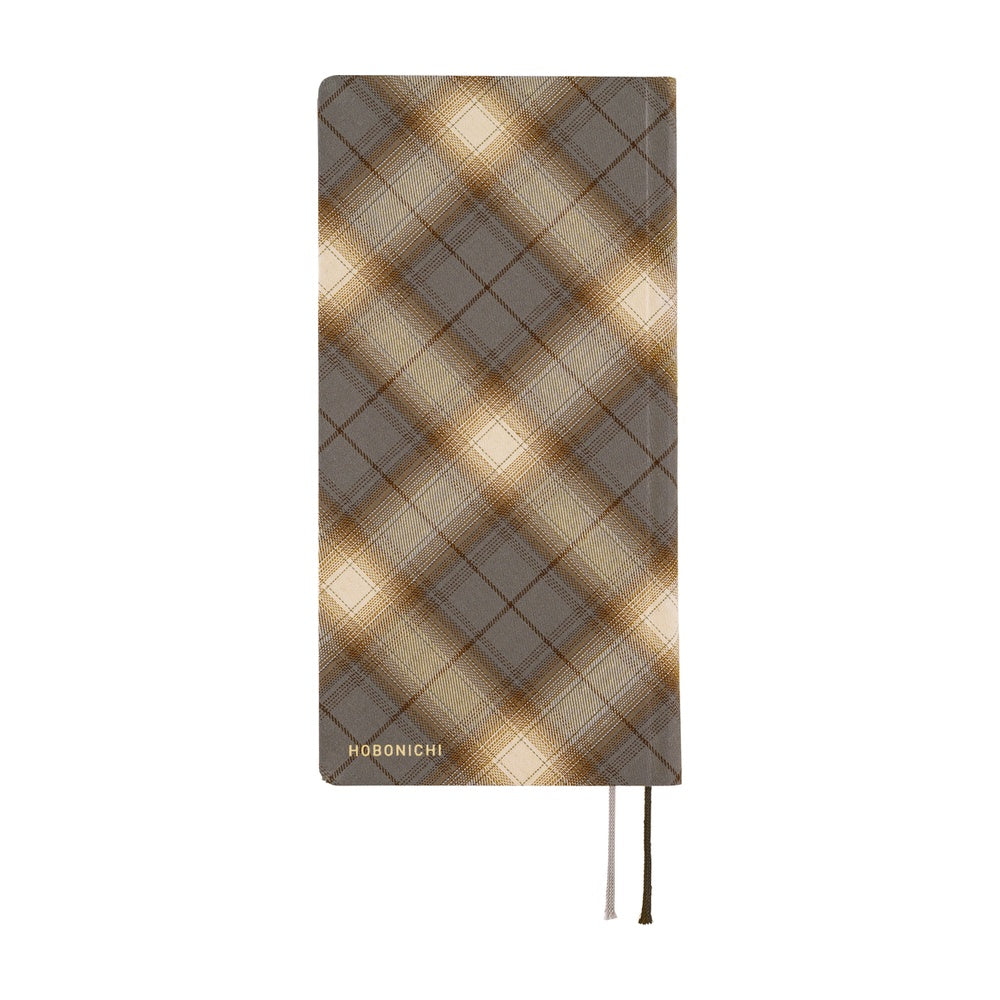 Hobonichi Techo 2026 Weeks - Shirt Fabric: Foggy Plaid (English)