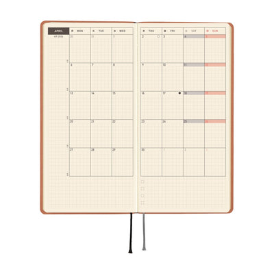 Hobonichi Techo 2026 Weeks - Smooth: Milk Cocoa (English)
