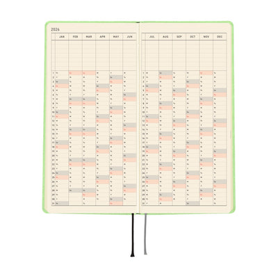 Hobonichi Techo 2026 Weeks - Smooth: Melon Sorbet (English)