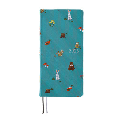 Hobonichi Techo 2026 Weeks - Bow & Tie: In the Forest (English)