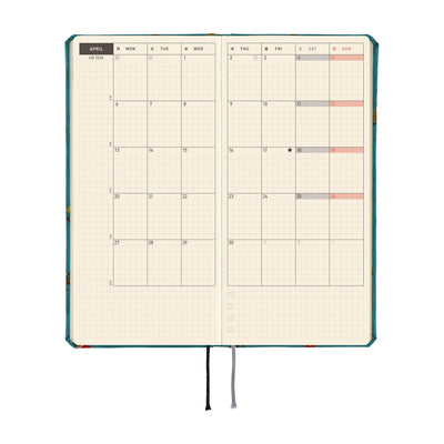 Hobonichi Techo 2026 Weeks - Bow & Tie: In the Forest (English)