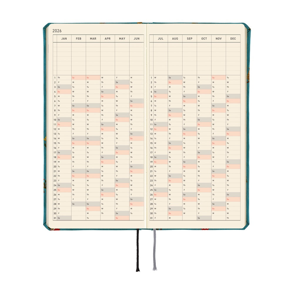 Hobonichi Techo 2026 Weeks - Bow & Tie: In the Forest (English)