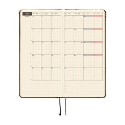 Hobonichi Techo 2026 Weeks - Bow & Tie: Galloping Horses (English)