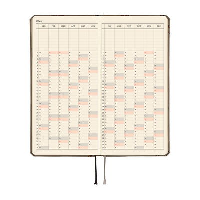 Hobonichi Techo 2026 Weeks - Bow & Tie: Galloping Horses (English)