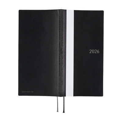Hobonichi Techo 2026 Weeks - White Line: Black (English)
