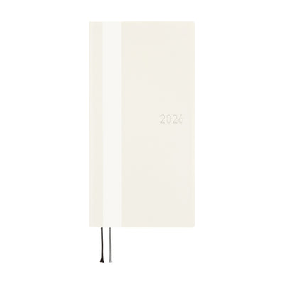 Hobonichi Techo 2026 Weeks - White Line: Ivory (English)
