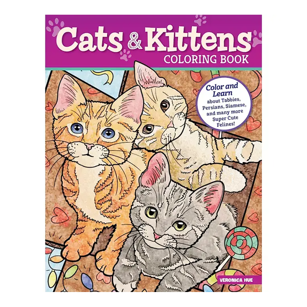 Cats & Kittens Coloring Book