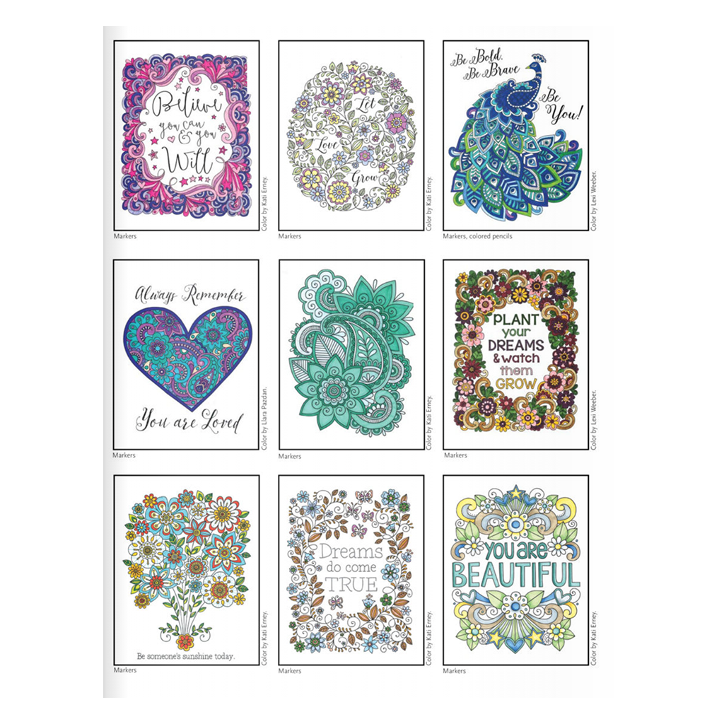 Colorful Inspirations Coloring Book