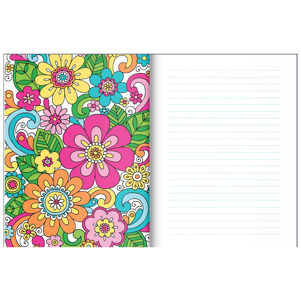 You Are Beautiful Doodle Flowers Journal