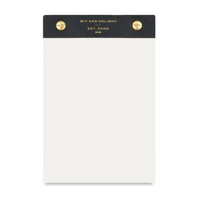 Wit & Delight Desktop Notepad, Black